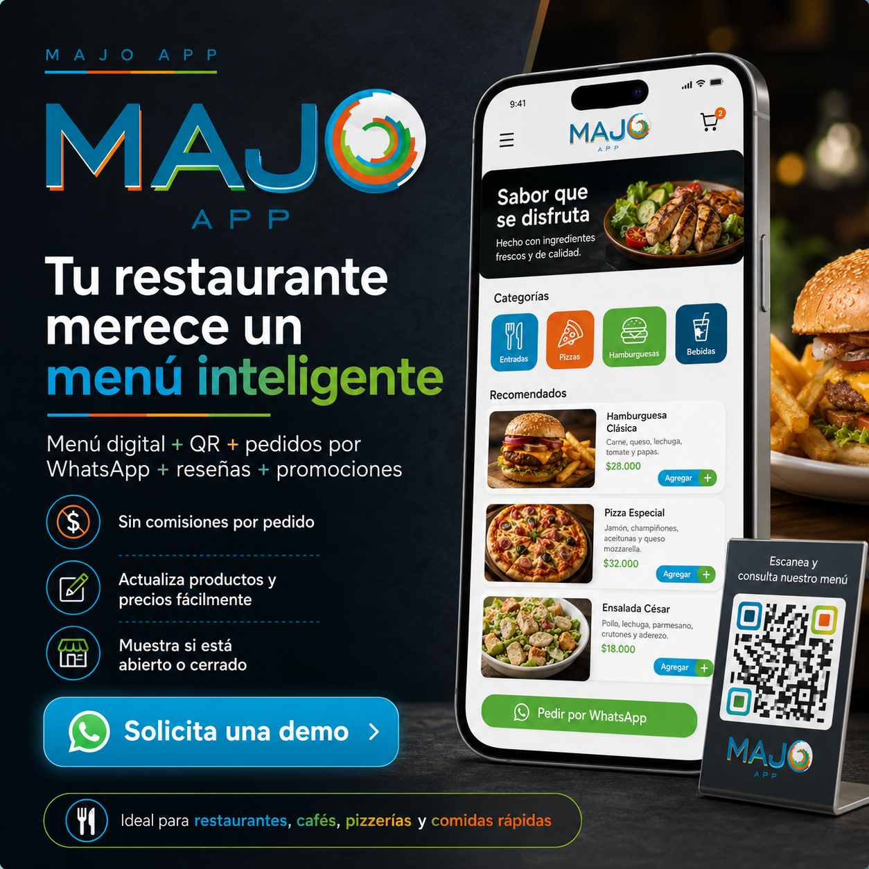 Tu restaurante merece un menú inteligente